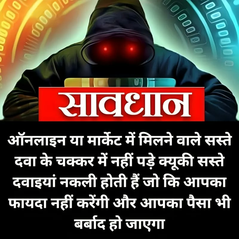 सावधान - नकली दवाओं से सावधान
